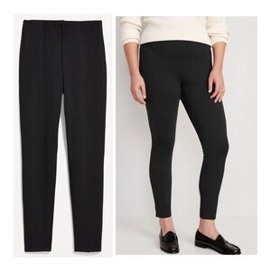 OLD NAVY Stevie High-Rise Ponte Leggings - Black Jack